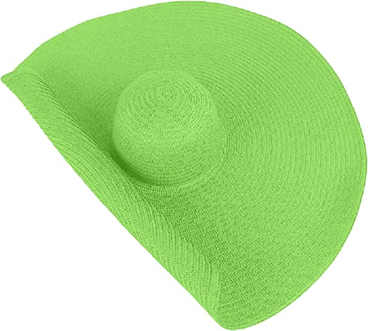 Lucy Green Straw Hat