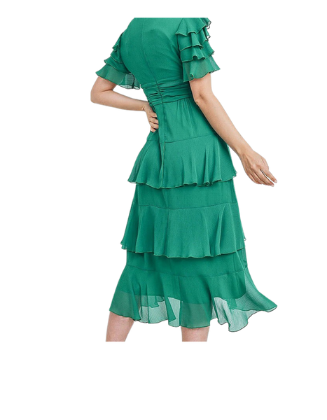 Ivy League Ruffle Dress