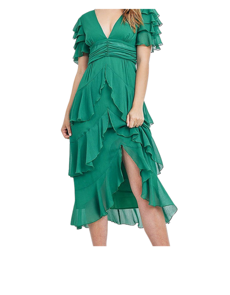 Ivy League Ruffle Dress