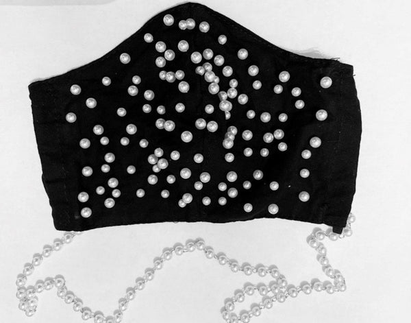 Pearl Mask - Black Or White