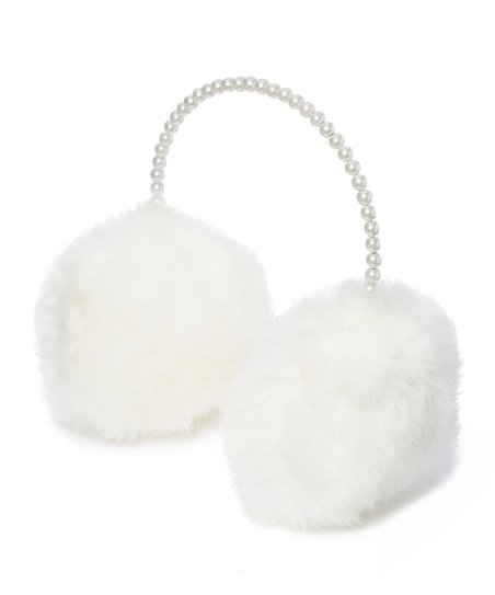 Faux Fur Pretty Girl Pearl Earmuffs